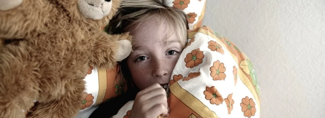 Un niño con pesadillas